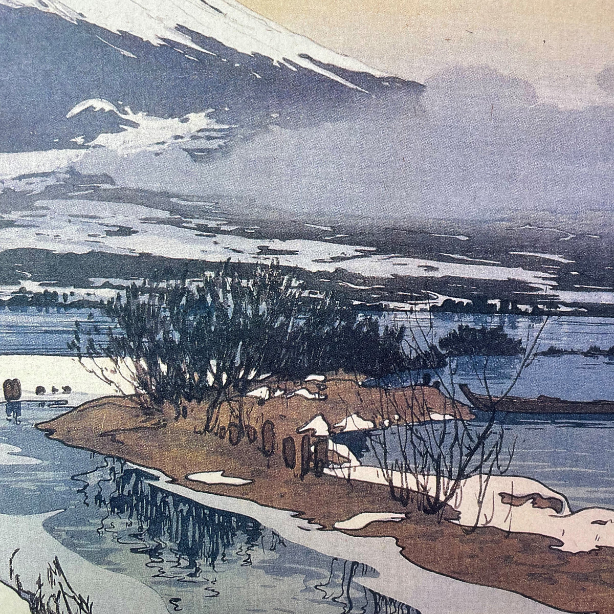 10 Views of Mt. Fuji, Lake Kawaguchi (Machine Print
