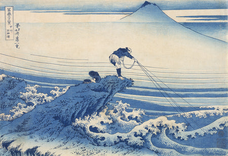 Koshu Kajikazawa by Hokusai