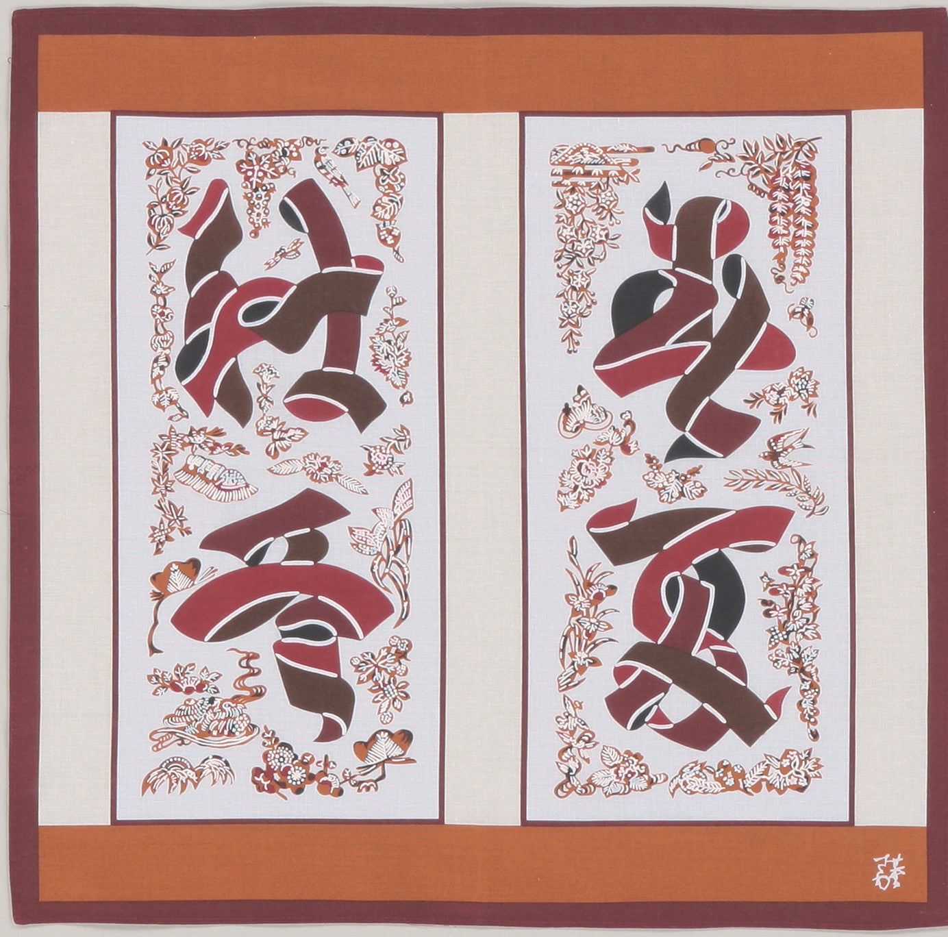 Handkerchief  / Letter of Four Seasons(16.5 inch)