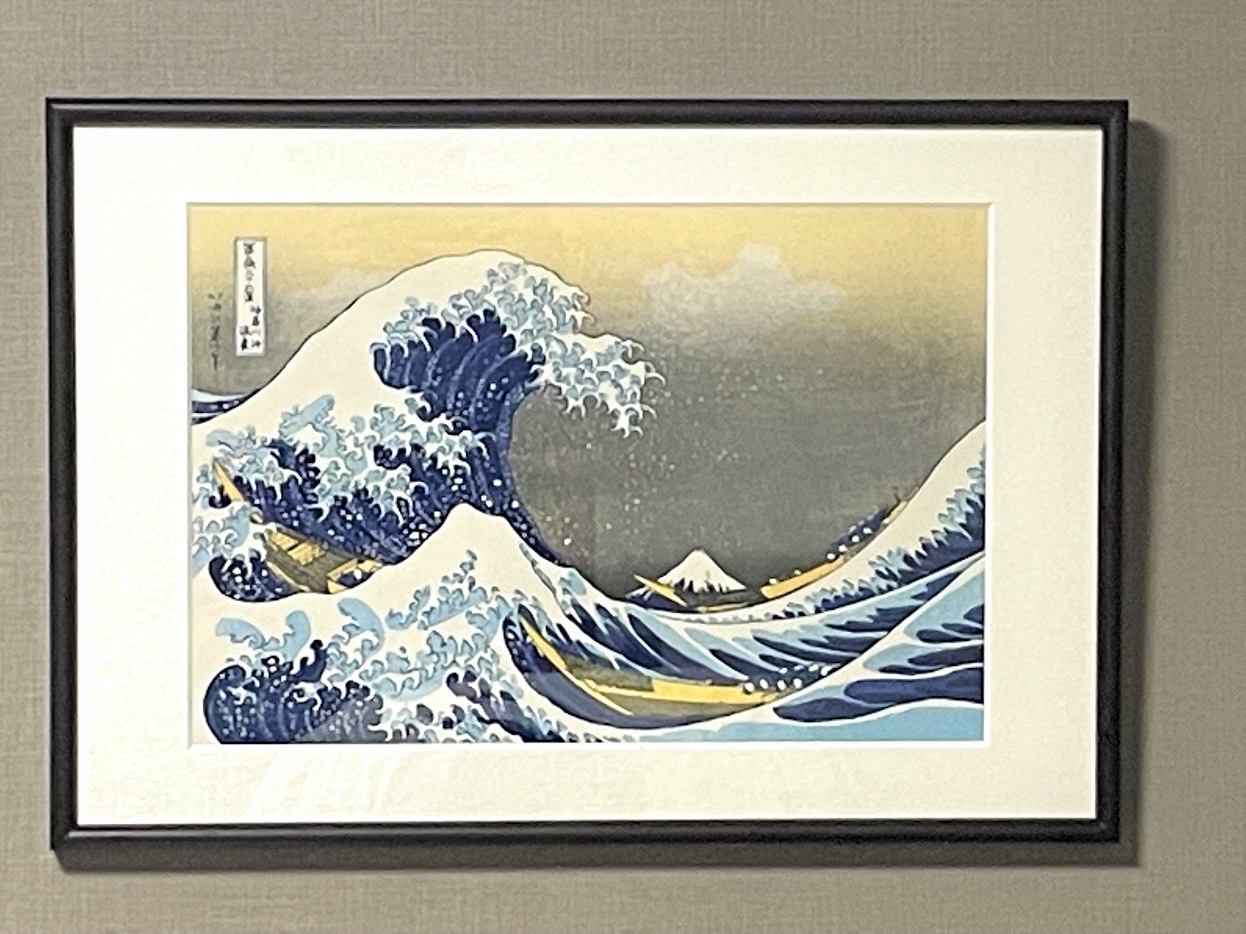 Special Sale ! The Great Wave off Kanagawa (Printed by  Matsuzaki)