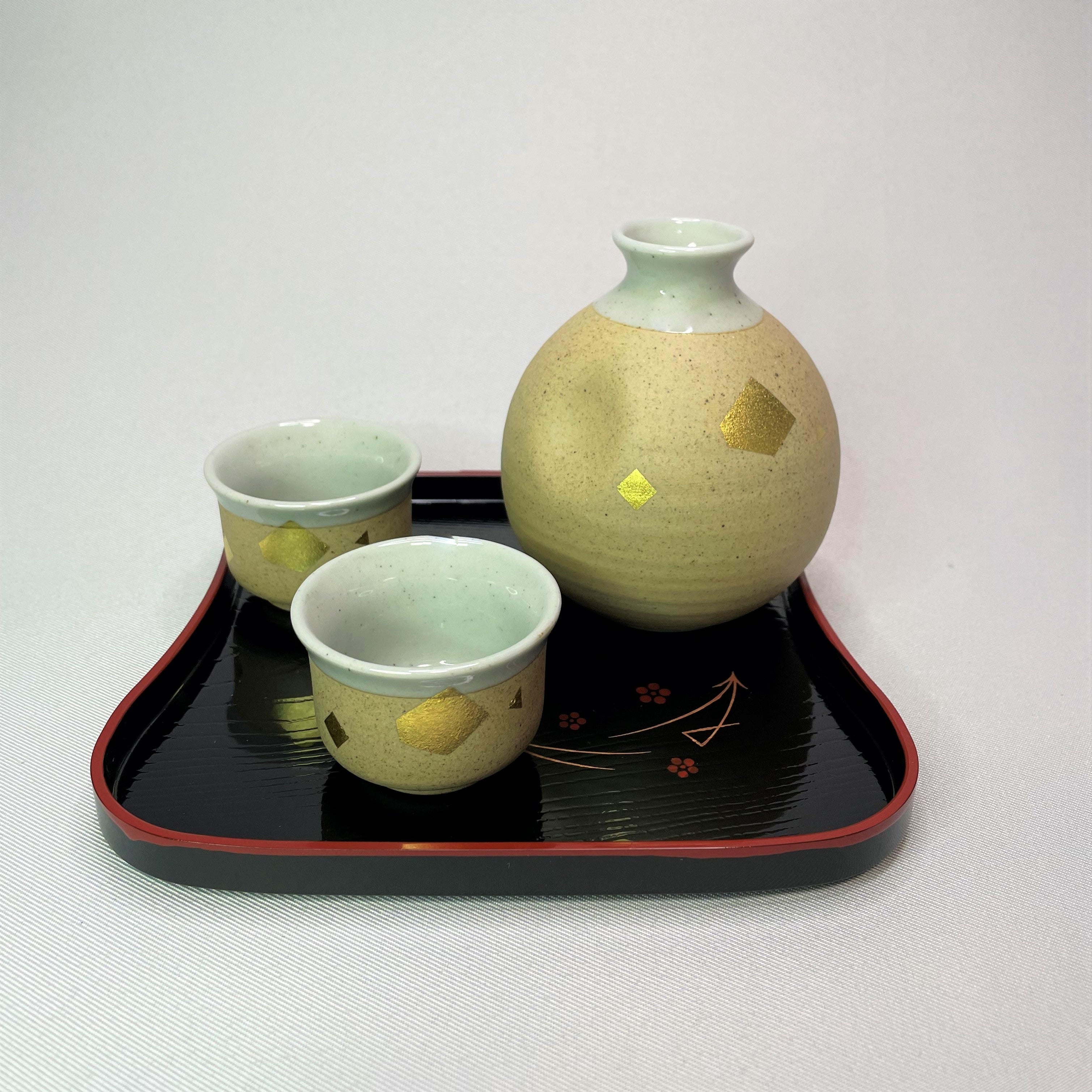 Sake Set (Gold Leaf)
