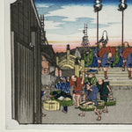 Load image into Gallery viewer, Woodblock Print Post Card (Nikonbashi / Early Morning)
