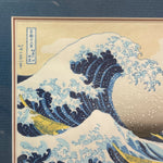 Load image into Gallery viewer, Small Wood Framed Woodblock Print (The Great Wave Off Kanagawa)
