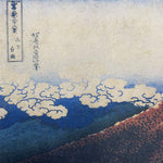 Load image into Gallery viewer, Shower Below The Summit, Black Mt. Fuji  (Machine Print)
