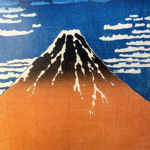 The Red Mt. Fuji (Machine Print)