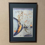 Load image into Gallery viewer, Colored Carp under Wisteria (Machine Print)
