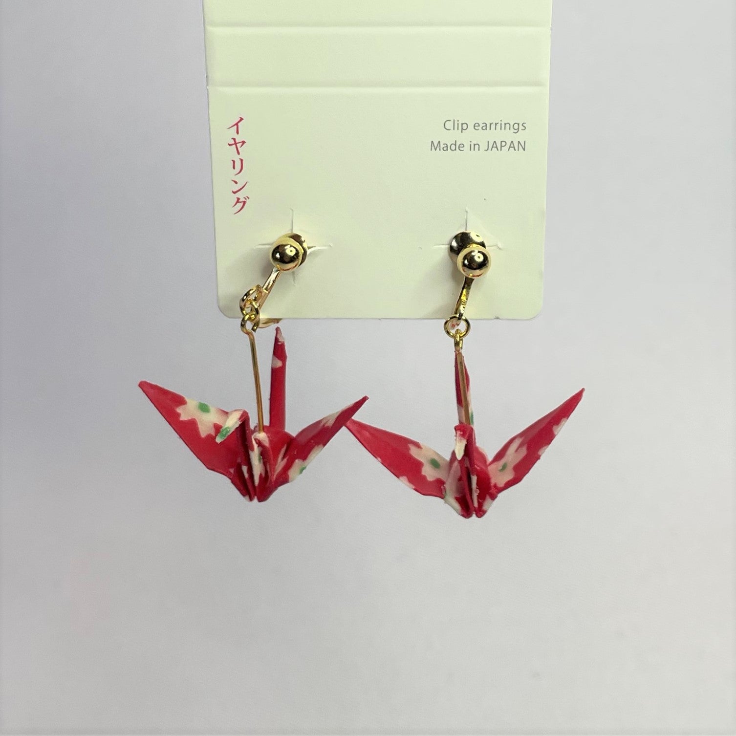 orizuru earrings japan traditional crafts