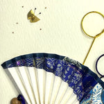 Load image into Gallery viewer, Handmade Greeting Card &quot;Blue Fan&quot;
