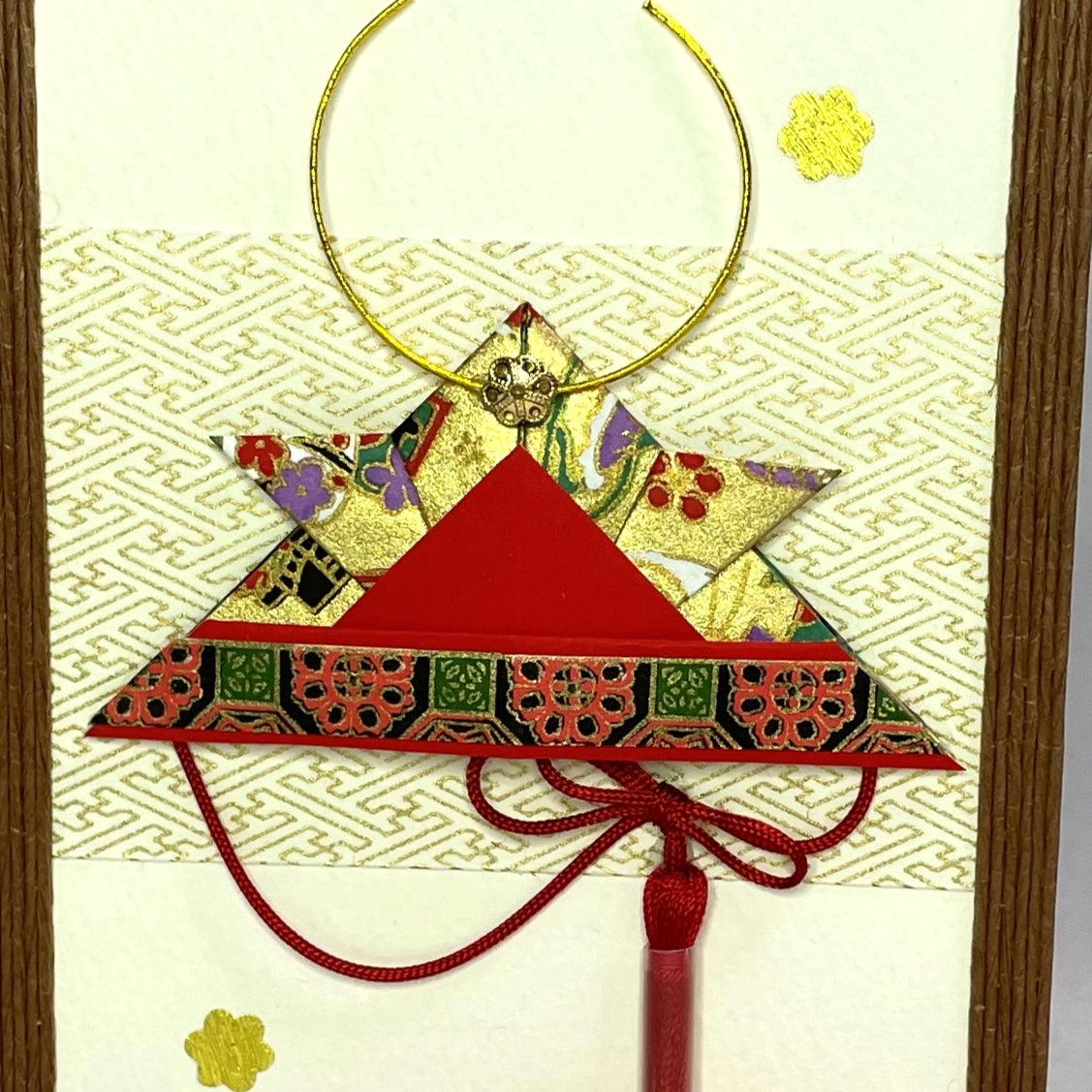 Handmade Greeting Card "Traditional Helmet / Red"