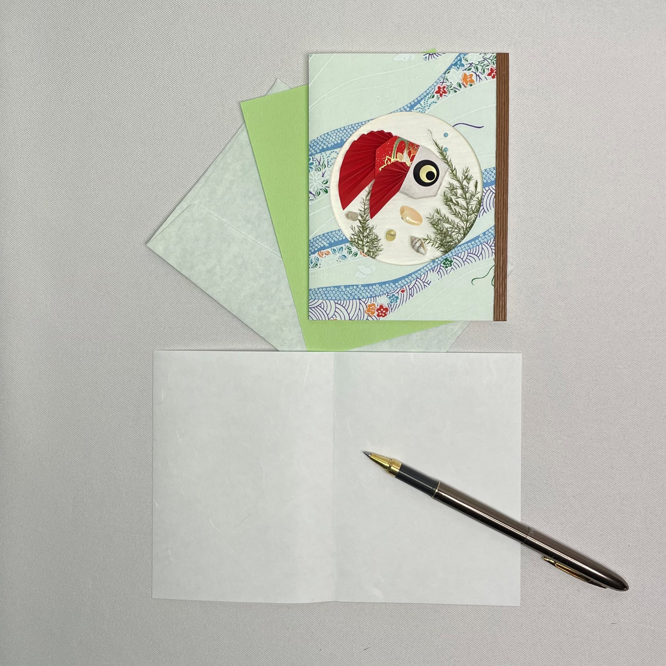 Handmade Greeting Card "Redfish"