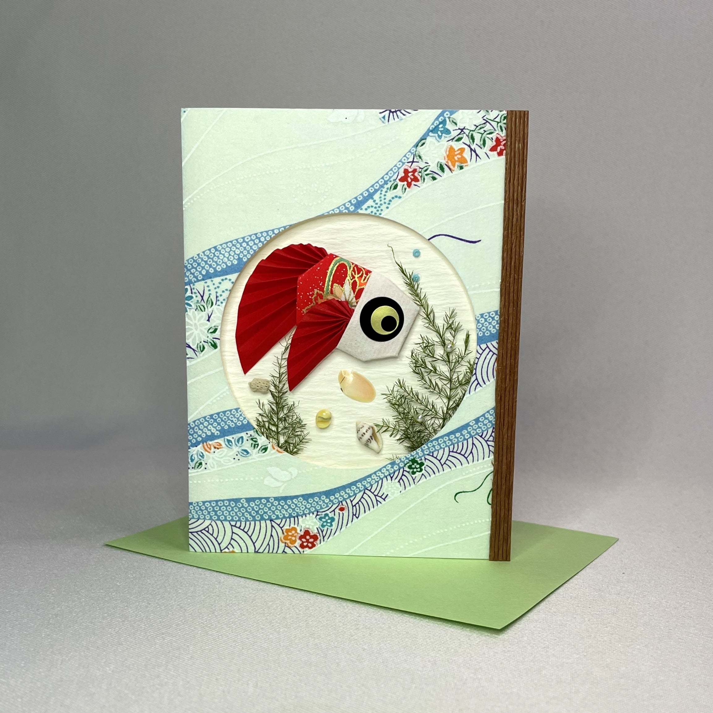 Handmade Greeting Card "Redfish"
