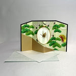 Load image into Gallery viewer, Handmade Greeting Card &quot;Pine Folding Screen&quot;

