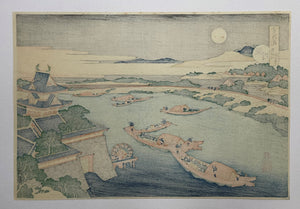 The series of Snow, Moon and Flower (Setsugekka) 3 sets (Woodblock Print)