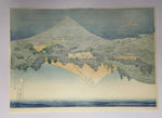 Load image into Gallery viewer, The Reflection of Fuji in the Lake (Woodblock Print)
