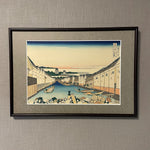 Load image into Gallery viewer, Nihonbashi Bridge in Edo (Woodblock Print)
